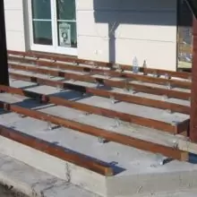 Терраса на бетонном основании — бетонные плиты на террасе